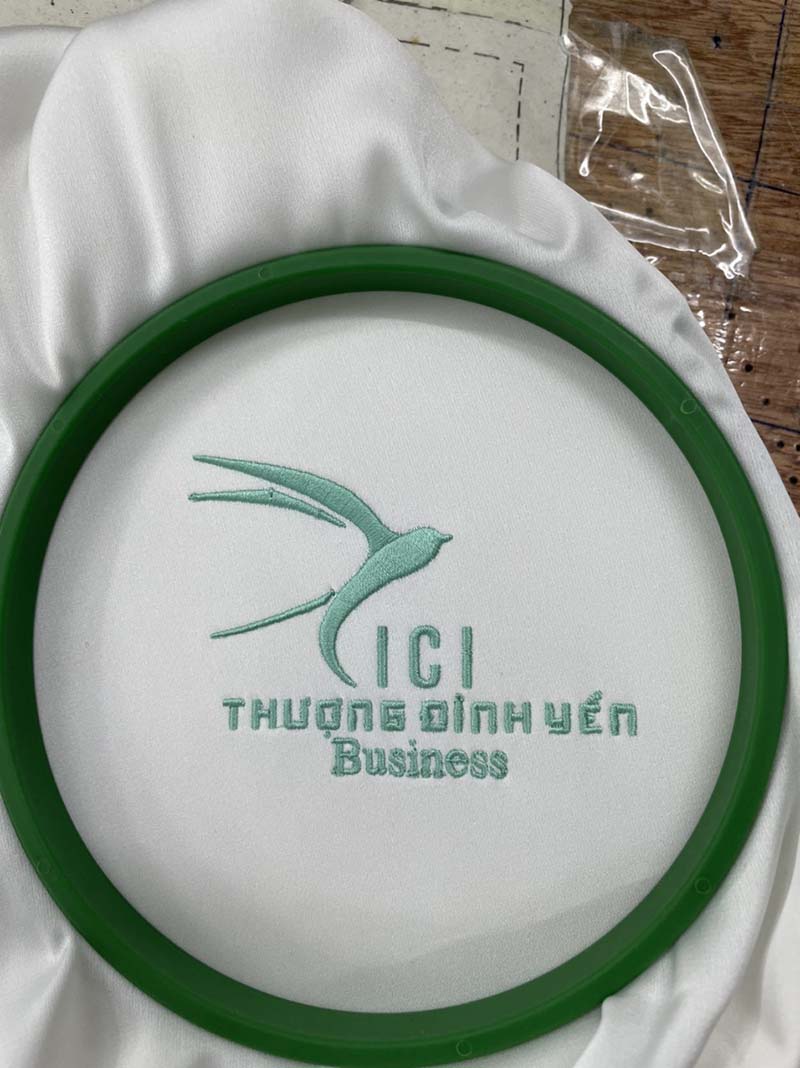 Thêu logo Công ty ICI Thượng Đình Yển